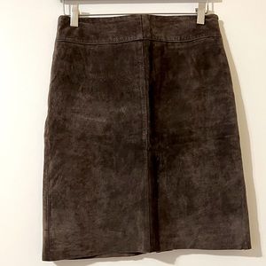 Express, suede skirt, Sz. 3/4